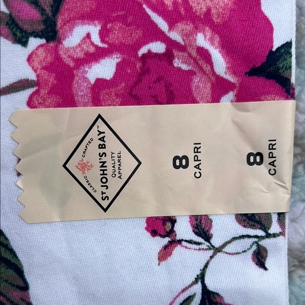 Floral Kids Bottoms - Pink and White